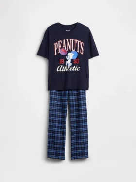 Conjunto de pijama infantil Snoopy reciclado