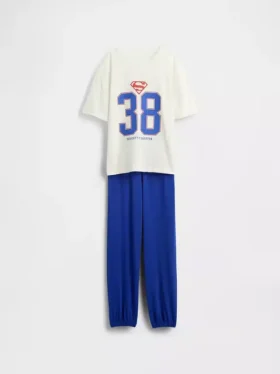 Conjunto de pijama oversize reciclado de Superman para niños