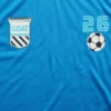 Conjunto de pijama oversize reciclado para niño con pantalones cortos de fútbol