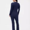 Conjunto de pijama premamá de modal acanalado