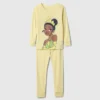 Conjunto de pijama «Princess» de algodón orgánico cepillado de GAP × Disney Baby