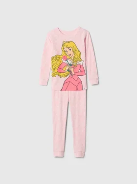 Conjunto de pijama «Princess» de algodón orgánico cepillado de GAP × Disney Baby