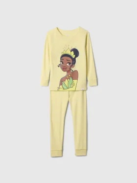 Conjunto de pijama «Princess» de algodón orgánico cepillado de GAP × Disney Baby