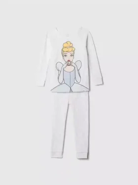 Conjunto de pijama «Princess» de algodón orgánico cepillado de GAP × Disney Baby