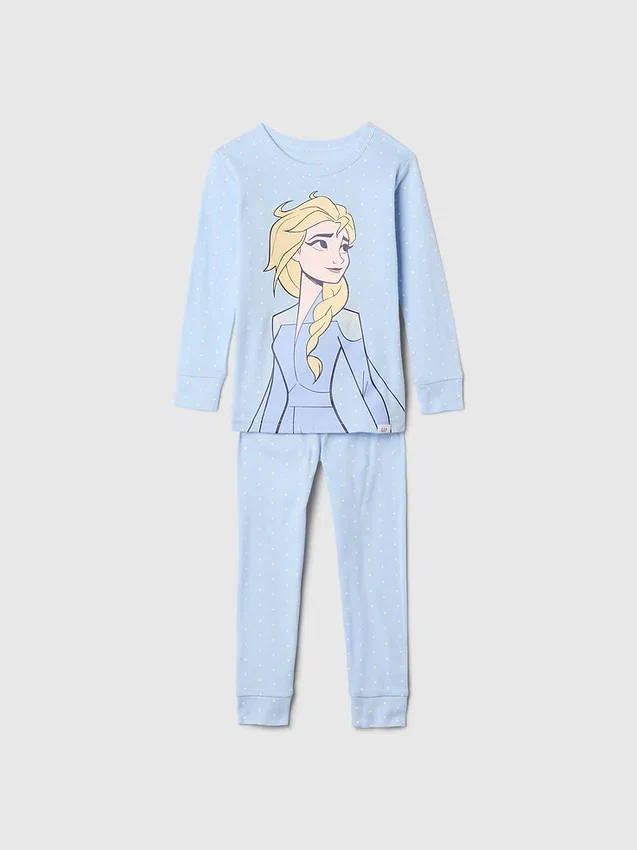 Conjunto de pijama «Princess» de algodón orgánico cepillado de GAP × Disney Baby