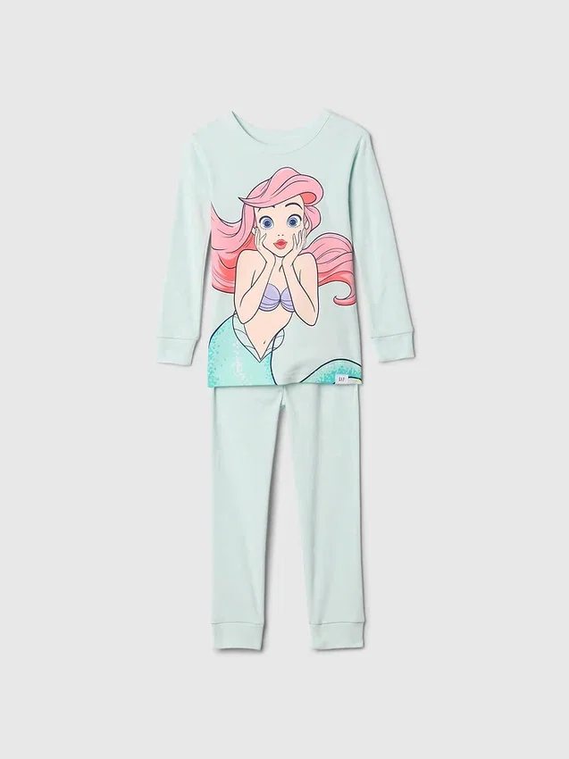 Conjunto de pijama «Princess» de algodón orgánico cepillado de GAP × Disney Baby