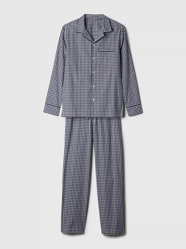 Conjunto de pijamas de popelín para adulto