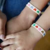 Conjunto de pulseras «Rainbow Hearts» de Hart Mini and Me