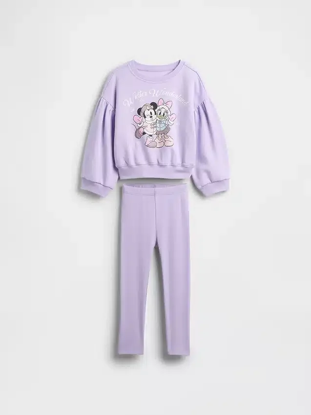 Conjunto de sudadera abullonada GAP × Disney para Bebé y Niño
