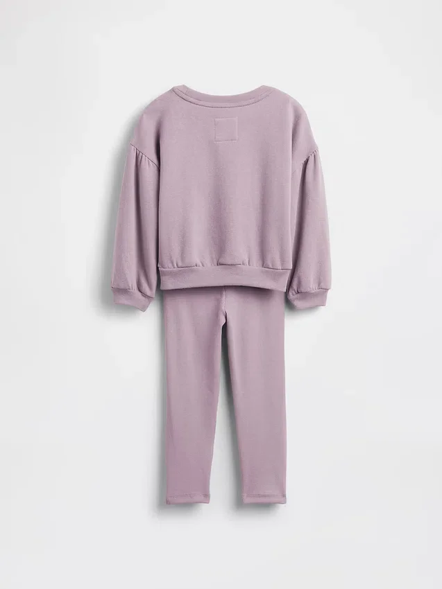 Conjunto de sudadera «Bluey Vintagesoft» y leggings acanalados para bebés y niños pequeños