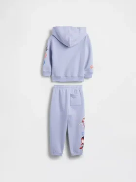 Conjunto de sudadera con capucha Vintagesoft de Marvel para bebés y niños pequeños