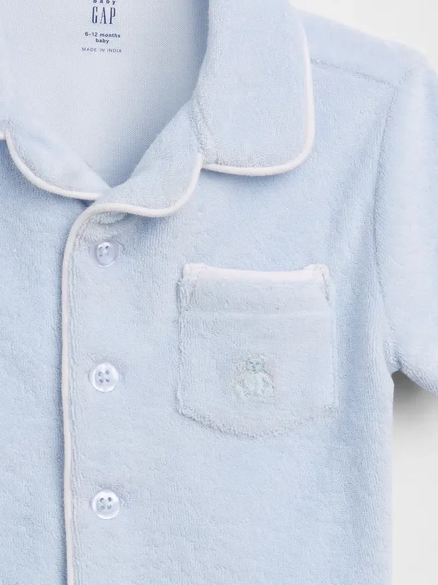 Conjunto de toalla de rizo para bebé