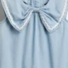 Conjunto de vaqueros con lazo para bebés y niños pequeños