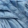 Conjunto de vaqueros con volantes para bebé