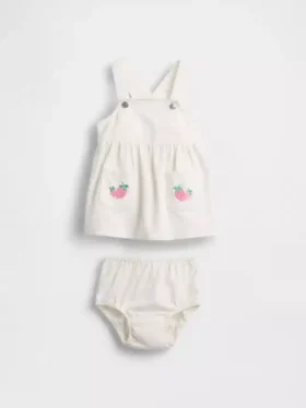 Conjunto de vaqueros para bebé «Strawberry Skirtall»