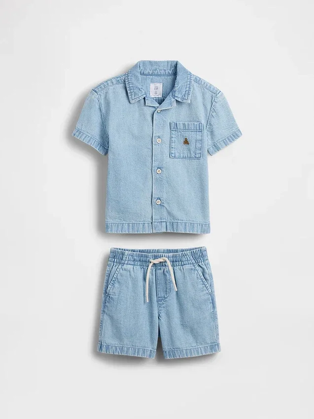 Conjunto de vaqueros para bebés y niños