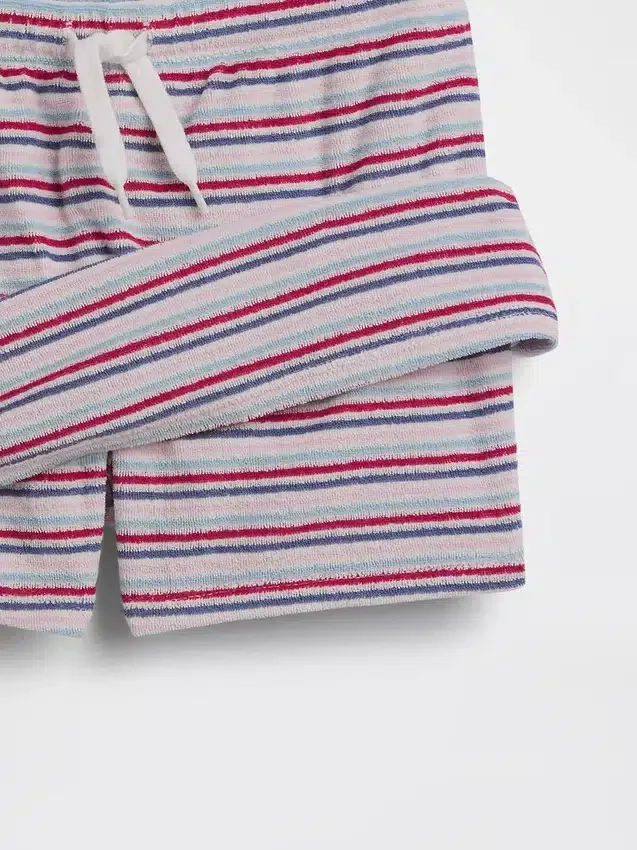 Conjunto infantil de falda-pantalón de rizo