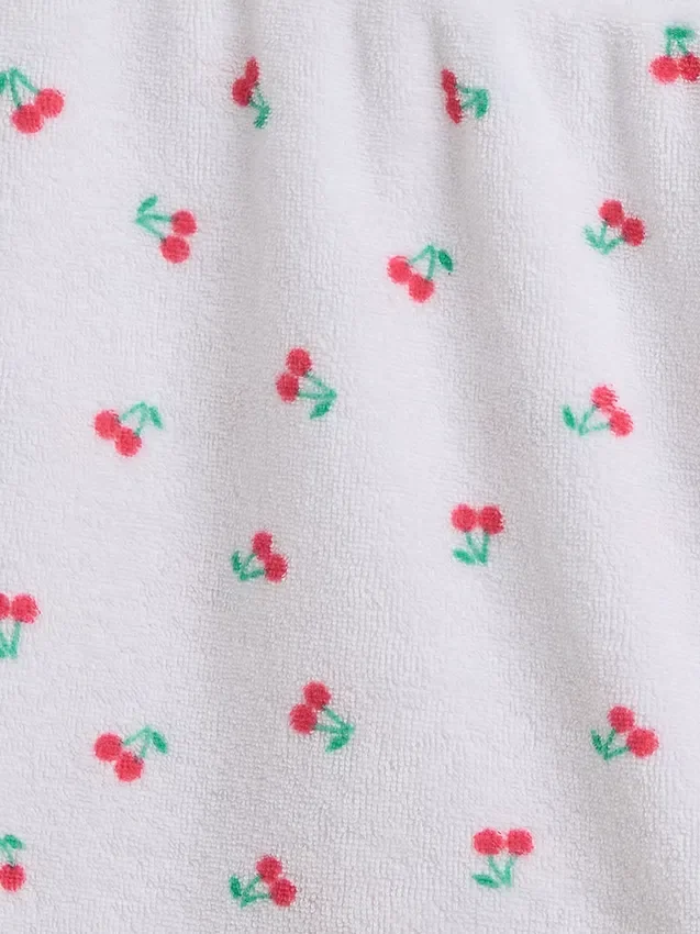Conjunto infantil de falda-pantalón de rizo
