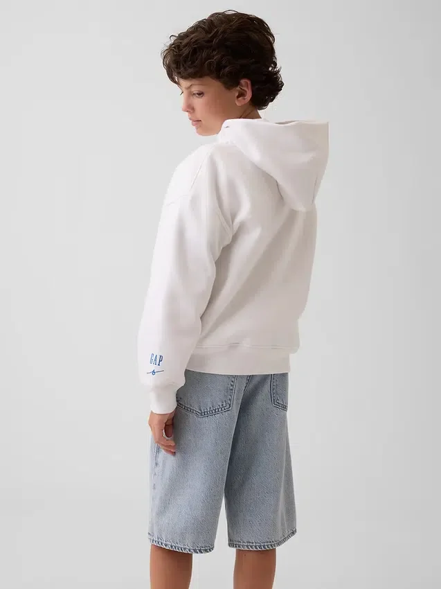 Consigue la sudadera con capucha holgada Vintagesoft para niños de Get Blue