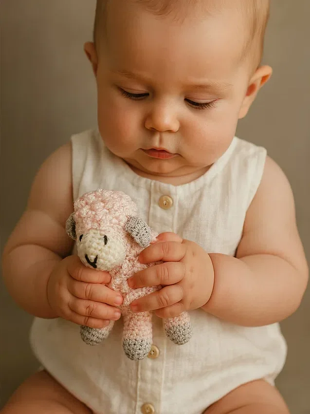 Cordero de ganchillo
