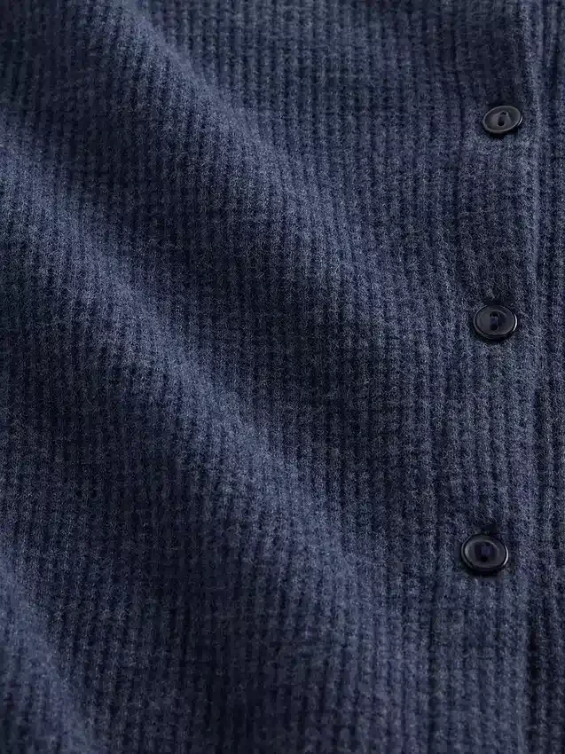Cárdigan de pijama con tejido de pan de miel