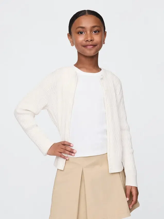 Cárdigan de uniforme para niños