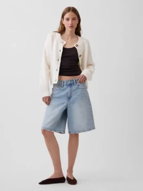 Cárdigan oversize CashSoft con punto Shaker
