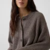 Cárdigan oversize CashSoft con punto Shaker