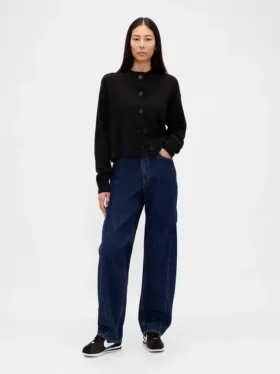 Cárdigan oversize de punto grueso CashSoft