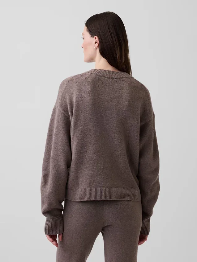 Cárdigan oversize de punto grueso CashSoft