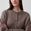 Cárdigan oversize de punto grueso CashSoft