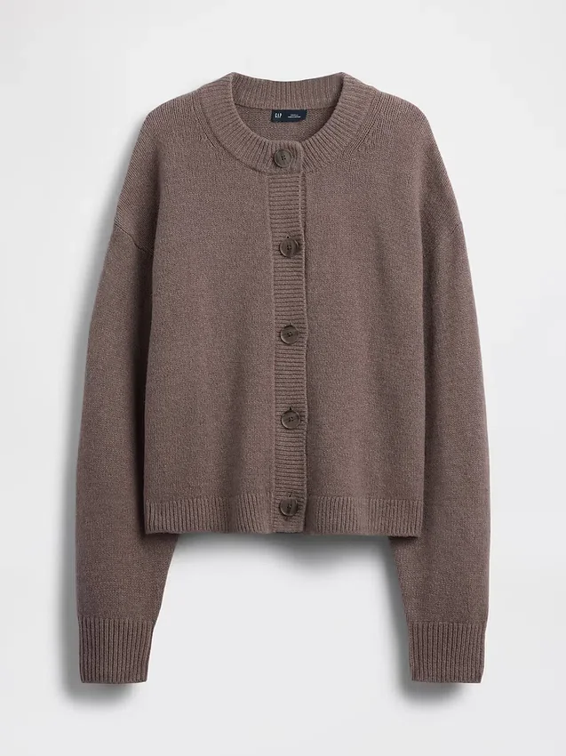 Cárdigan oversize de punto grueso CashSoft