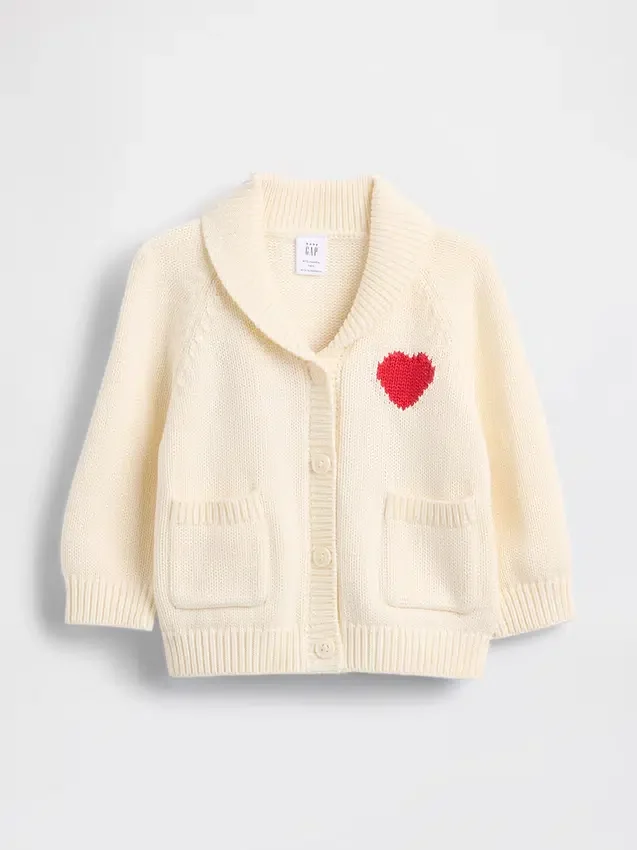Cárdigan tipo chal «Baby Love»