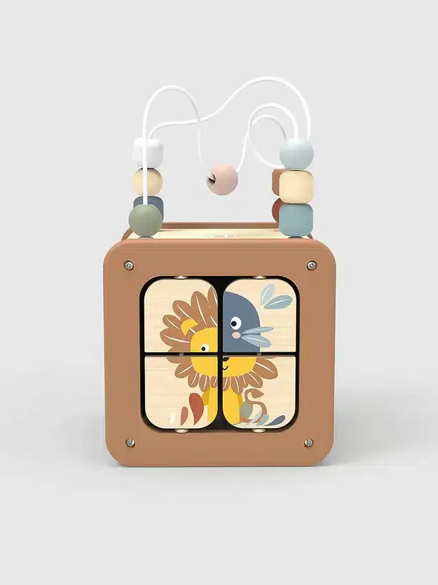 Cubo de actividades 5 en 1 para niños pequeños