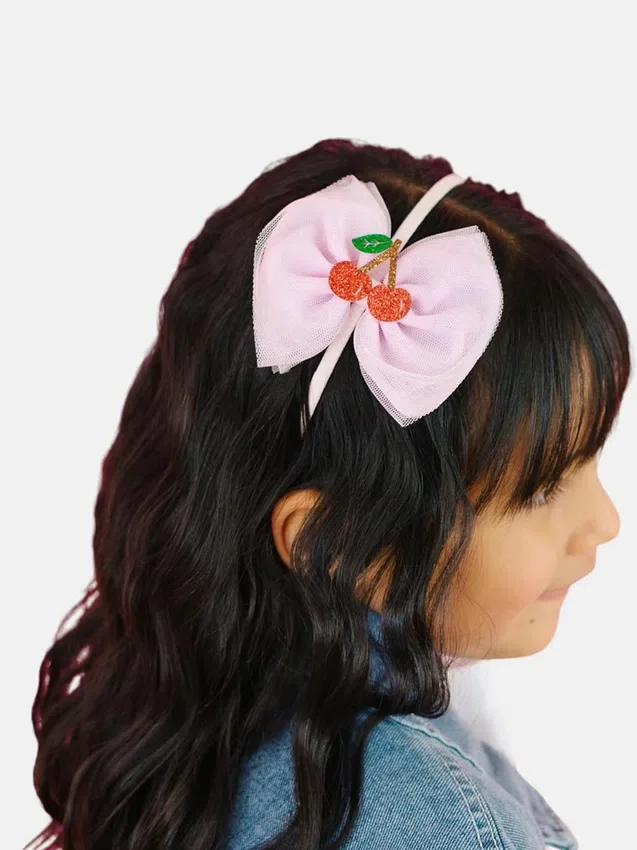 Diadema con lazo de tul de Sweet Wink