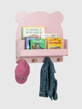 Estantería de pared babyGap Brannan Bear con 4 ganchos