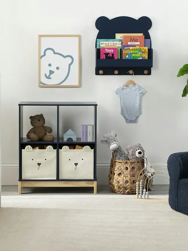 Estantería de pared babyGap Brannan Bear con 4 ganchos