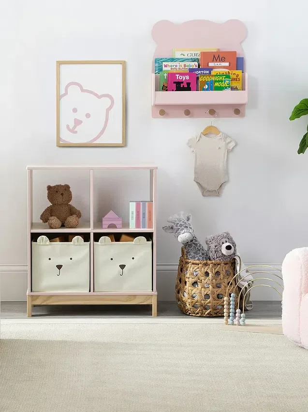 Estantería de pared babyGap Brannan Bear con 4 ganchos