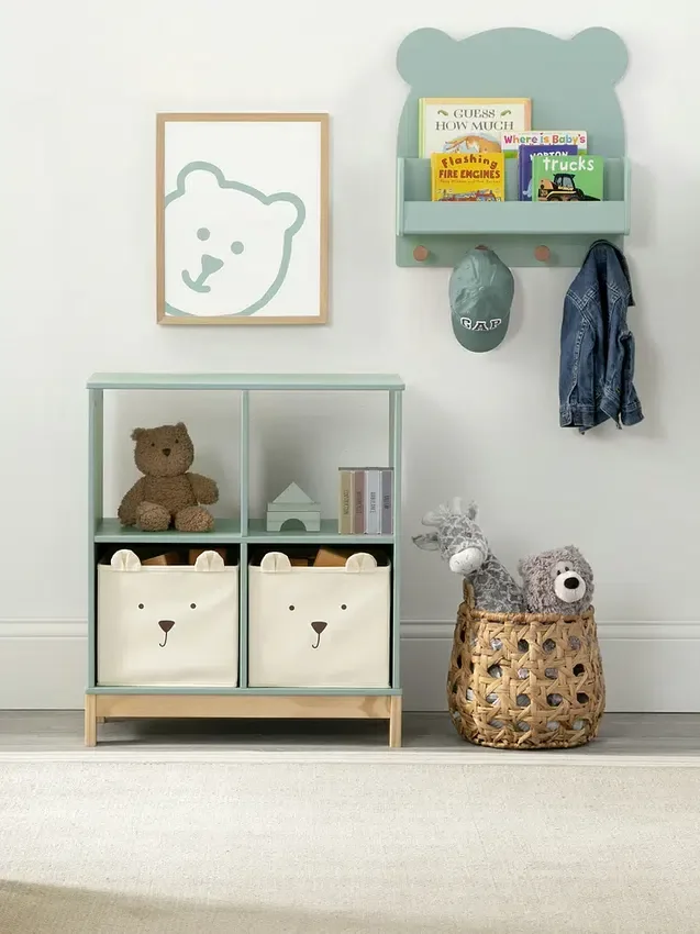 Estantería de pared babyGap Brannan Bear con 4 ganchos