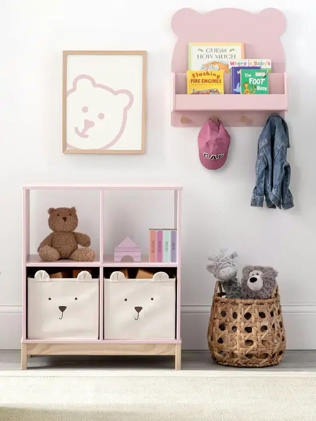 Estantería de pared babyGap Brannan Bear con 4 ganchos