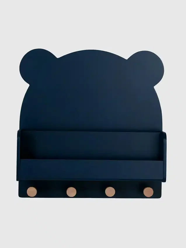 Estantería de pared babyGap Brannan Bear con 4 ganchos