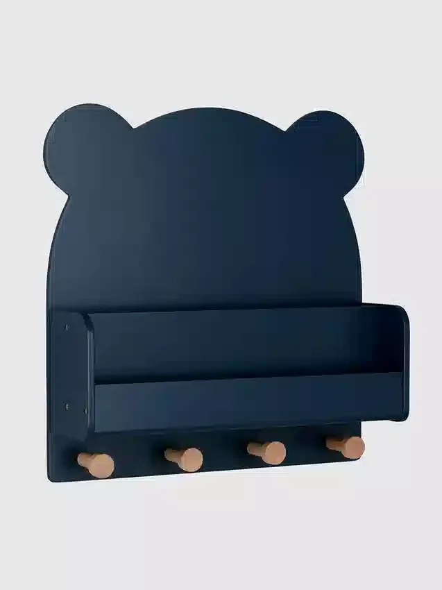 Estantería de pared babyGap Brannan Bear con 4 ganchos