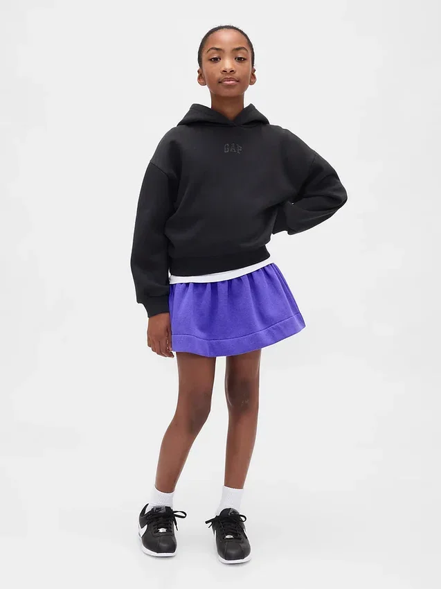 Falda con fruncidos Vintagesoft para niños