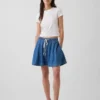 Falda de denim ultrasuave
