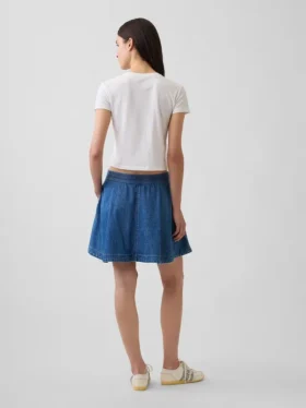 Falda de denim ultrasuave