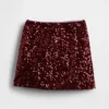 Falda infantil con lentejuelas