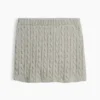 Falda-pantalón de jerséu trenzado para niño