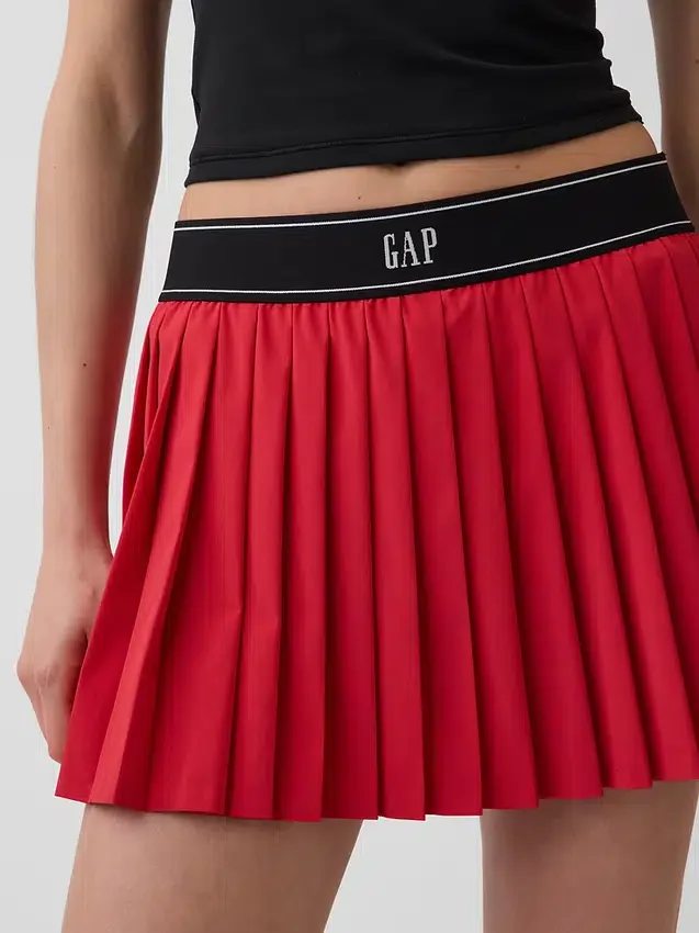 Faldapantalón de ejercicio plisada GapFit Tech