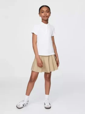 Faldapantalón fácil de llevar para uniforme infantil