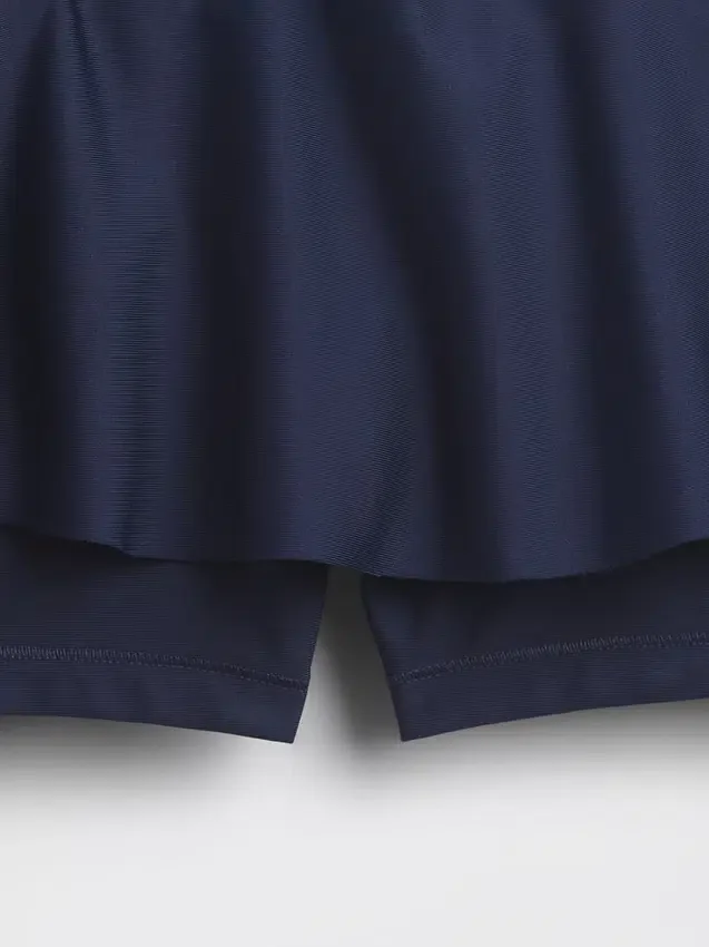 Faldapantalón fácil de llevar para uniforme infantil